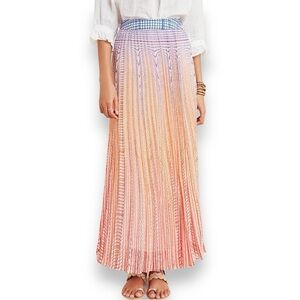 Anthropologie Pastel Ombre Maxi Skirt